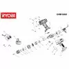 Ryobi CHD1202 Spare Parts List Type: 5133000070